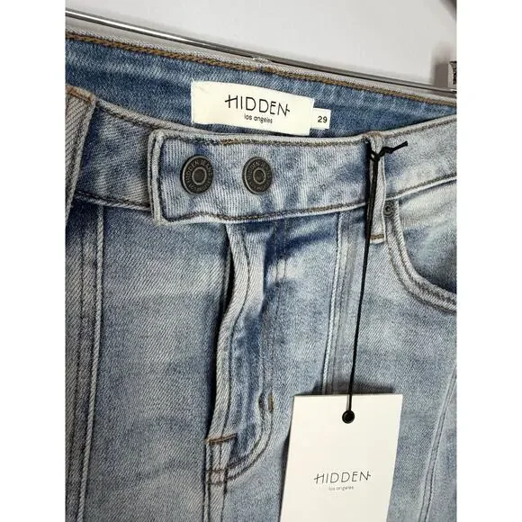 Hidden Happi High Rise Flare Stretch Jean Women's 29 - Picture 7 of 10